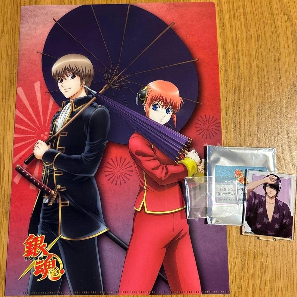 【バラ売り可】銀魂　神楽　沖田　缶バッジ　アクキー　⚠️説明欄必読 カラ鉄 銀魂 コラボ 缶バッジ＆アクリルキーホルダー 沖田総悟3